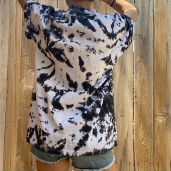 Oversized cotton tie dyed cotton T-shirt size XL - Picture 7 of 8